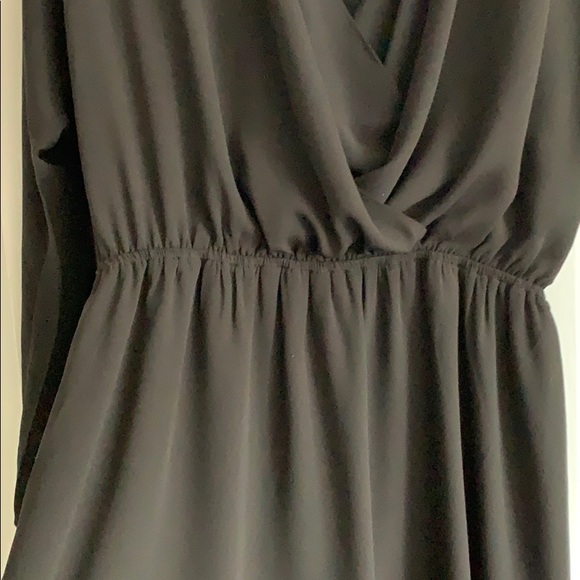 Express black chiffon 3/4 sleeve dress - Picture 3 of 3
